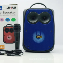 CS-26 Speaker Outdoor Portable Trolley Speaker DJ Speaker System Subwoofer Sound Box With LED Light